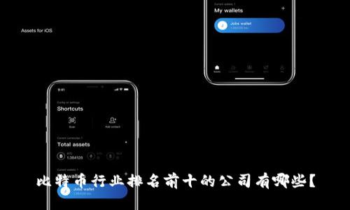 比特币行业排名前十的公司有哪些？
