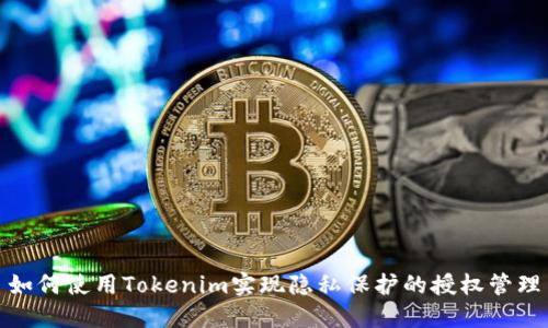 如何使用Tokenim实现隐私保护的授权管理