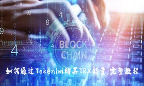 如何通过Tokenim购买TRX能量：完整教程