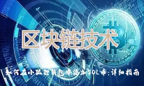 如何在小狐狸钱包中添加SOL币：详细指南