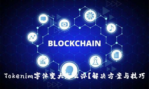 Tokenim字体变大怎么办？解决方案与技巧