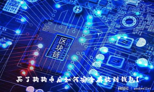 买了狗狗币后如何安全存放到钱包？