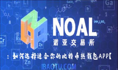 : 如何选择适合你的比特币热钱包APP？