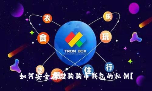 如何安全存储狗狗币钱包的私钥？