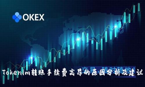 Tokenim转账手续费高昂的原因分析及建议