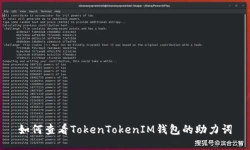 如何查看TokenTokenIM钱包的助力词