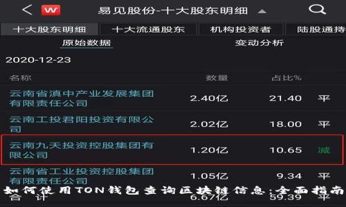 如何使用TON钱包查询区块链信息：全面指南