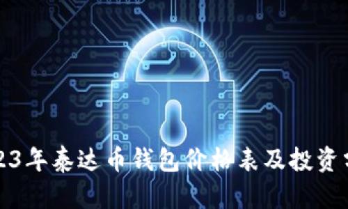 2023年泰达币钱包价格表及投资分析