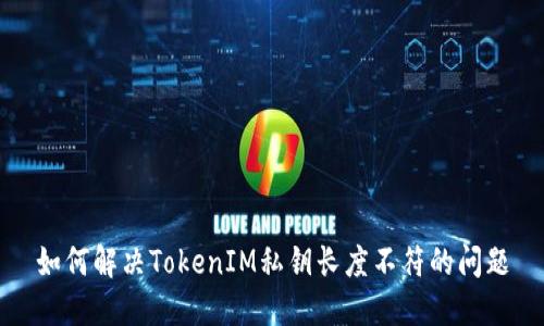 如何解决TokenIM私钥长度不符的问题